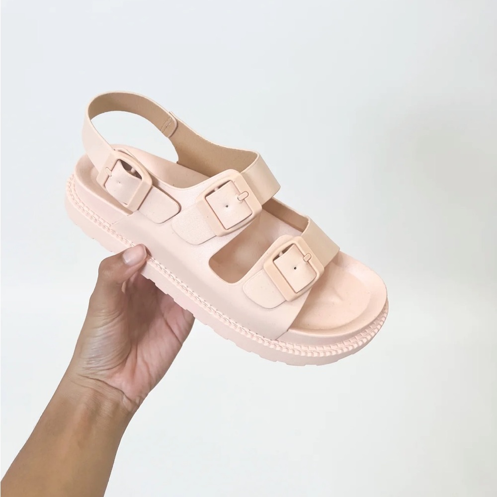 Talulah Slingback Lug Sandal Blush Size 10